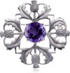 Alexander Castle Scottish Thistle Brooch