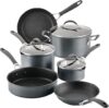 Circulon ScratchDefense Nonstick Induction Cookware Set, 9 Piece