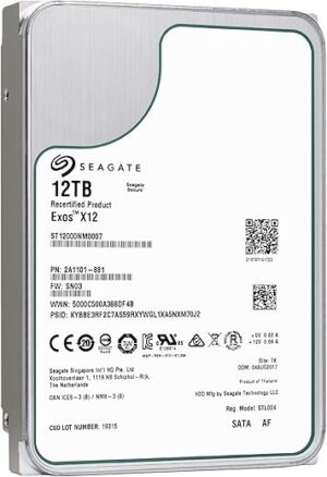 Seagate Exos x12 12TB Enterprise HDD