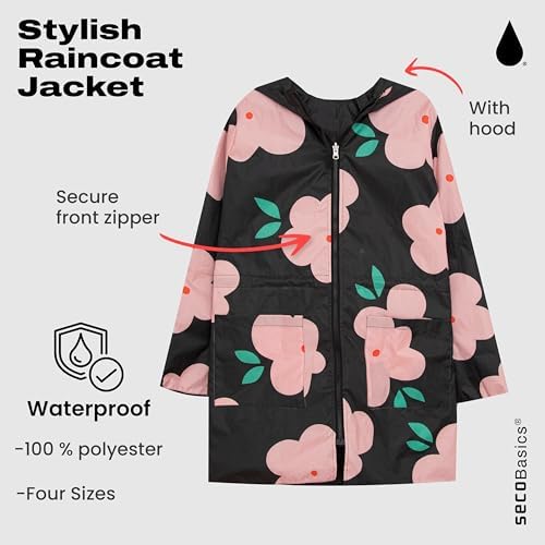 Seco Reversible Waterproof Women's Rain Jacket - Image 2