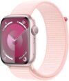 Apple Series 9 GPS Smartwatch, Pink Aluminum