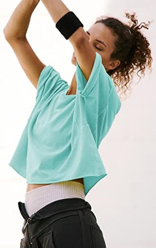 Serord Oversized Women's Crop Tops Half Sleeve - Image 3