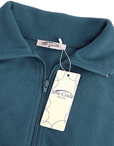 SeSe Code Women's Casual Lightweight Zip Fleece Vest - Image 4