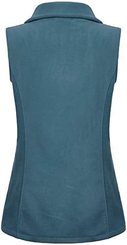 SeSe Code Women's Casual Lightweight Zip Fleece Vest - Image 2