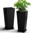 Elevens Set of 2 Tall Outdoor Planters