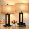 TOBUSA Set of 2 Touch Control Dimmable Lamps