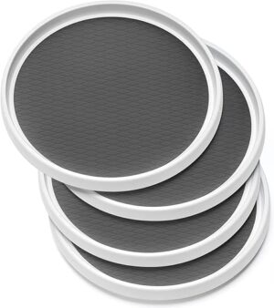 LANDNEOO Set of 4 Non-Skid Lazy Susans