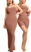 Popilush Shapewear Built-in Bra Dress