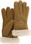 UGG Sheepskin Embroidered Gloves