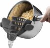 Kitchen Gizmo Silicone Clip-On Colander for Pots