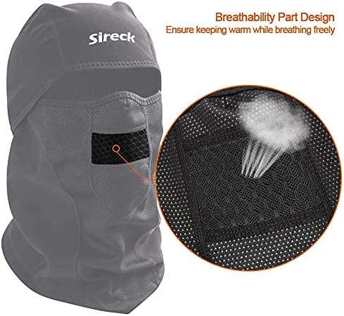 Sireck Waterproof Windproof Fleece Winter Balaclava - Image 5