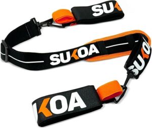 Sukoa Sports Ski & Pole Carrier Straps – Cushioned Sling