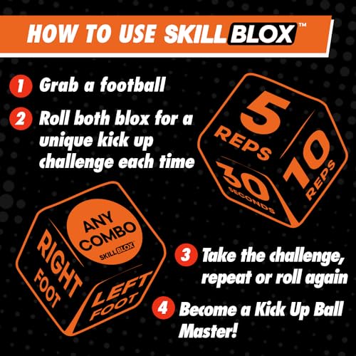 SKILL BLOX Soccer Kick Up Training Dice Set - Image 4
