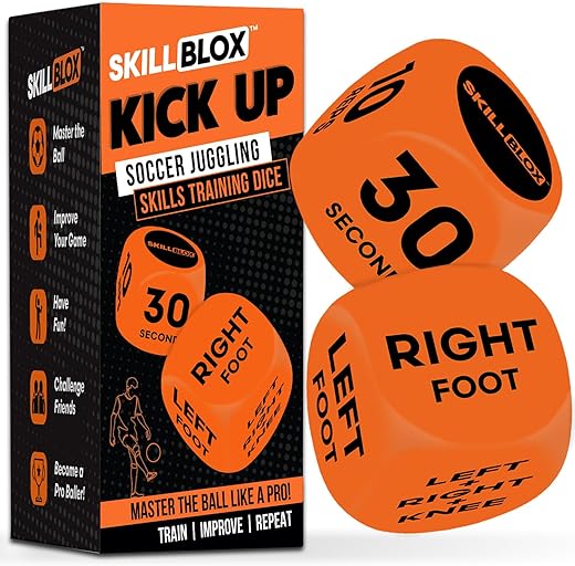 SKILL BLOX Soccer Kick Up Training Dice Set