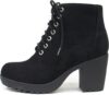 Soda Second Lug Sole Combat Booties