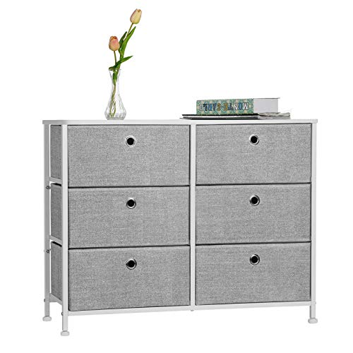 SONGMICS 3-Tier Fabric Drawer Storage Dresser - Image 5