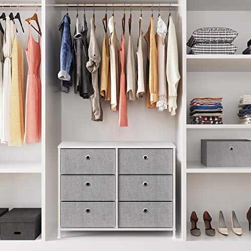 SONGMICS 3-Tier Fabric Drawer Storage Dresser - Image 2