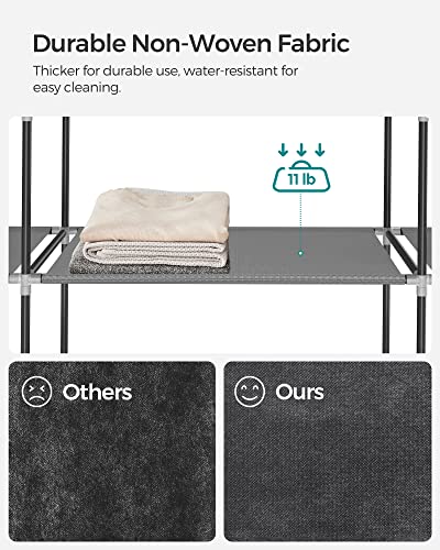 SONGMICS Portable Bedroom Closet with Fabric Cover - Image 4