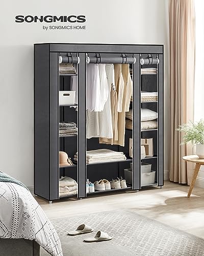 SONGMICS Portable Bedroom Closet with Fabric Cover - Image 2