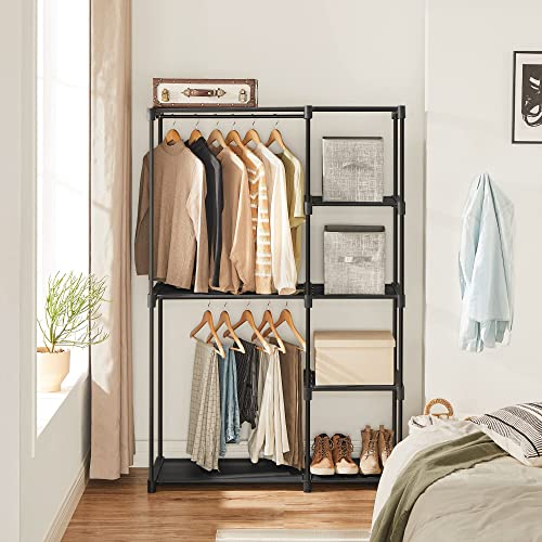 SONGMICS Portable Freestanding Closet Organizer with Shelves - Image 2