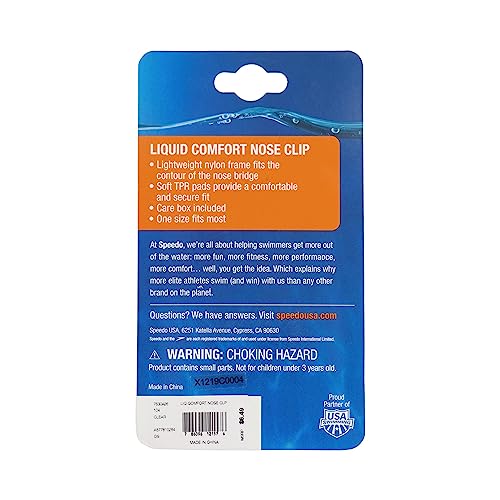 Speedo Unisex Liquid Comfort Swim Nose Clip - Image 2