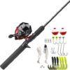 Zebco Spincast Reel & 2-Piece Fishing Rod Combo