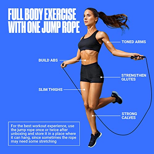 SPORTBIT Adjustable Lightweight Speed Jump Rope for Fitness - Image 4