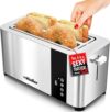 Mueller Stainless Steel 4-Slice Toaster with LED Display