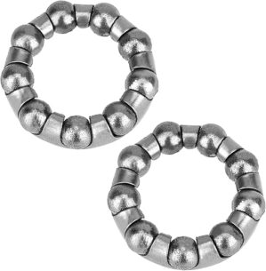 Mozeat Lens Stainless Steel Bike Crank Bearings 4Pcs