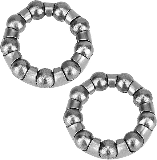 Mozeat Lens Stainless Steel Bike Crank Bearings 4Pcs