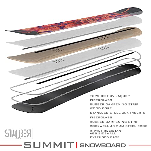STAUBER All-Terrain Hybrid Snowboard & Bindings Set - Image 3