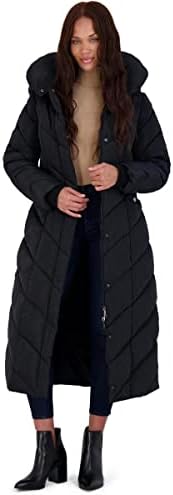 Steve Madden Long Chevron Maxi Puffer Coat - Image 4