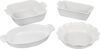 Le Creuset Stoneware 4 PC Heritage Bakeware Set, White