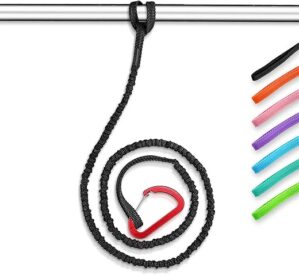 OCEANBROAD Stretchable Kayak Paddle Leash 5-7 Feet