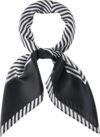 Allegra K Stripe Print Square Scarf