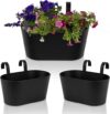 KIBAGA Stylish Hanging Flower Pots for Outdoors