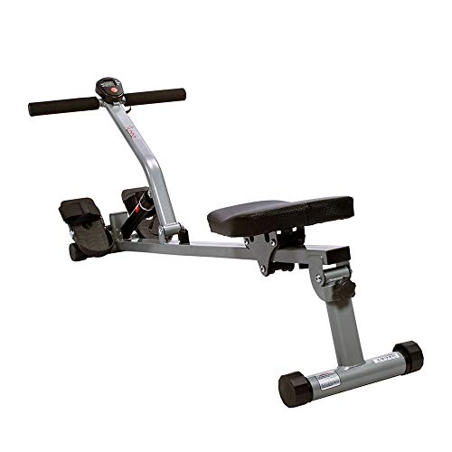 Sunny Health & Fitness Compact Adjustable Rowing Machine with 12 Resistance Levels - Image 3