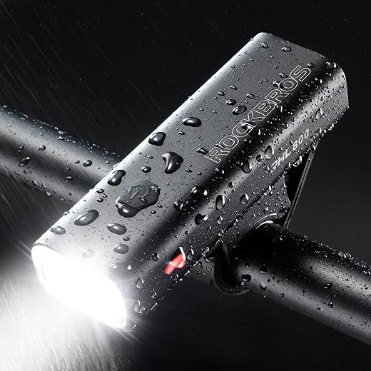 ROCKBROS Super Bright 800 Lumens Rechargeable Bike Headlight