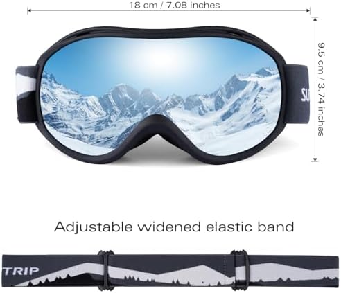 Supertrip Anti-Fog UV Protection Ski Goggles - Image 5