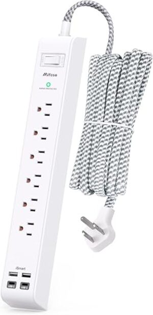 Mifaso Surge Protector Power Strip with USB
