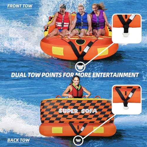 SUWTAIR Inflatable Towable Boat Sofa Tube - Image 3