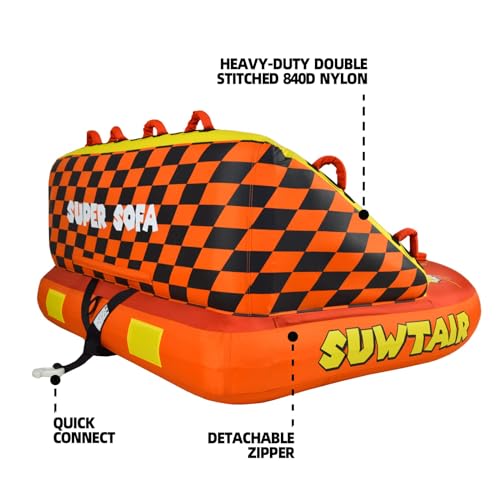 SUWTAIR Inflatable Towable Boat Sofa Tube - Image 5