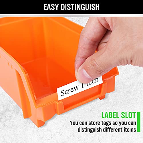 SWANLAKE GARDEN TOOLS 30PCS Wall Mounted Storage Bins - Image 4