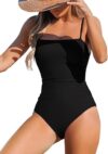 CUPSHE Square Neck Cutout Swimsuit