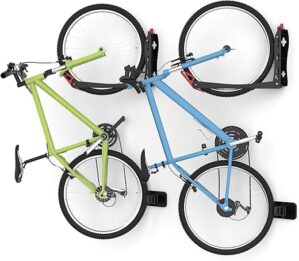 WALMANN Swivel Vertical Bike Wall Mount (2 Pack)