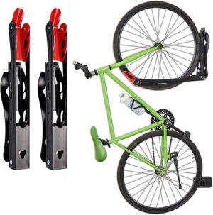 Wallmaster Swivel Wall-Mounted Bike Rack, 2 Pack