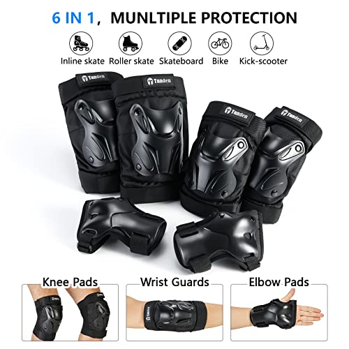 Tanden Adult Skating Knee, Elbow, Wrist Pads - Image 2