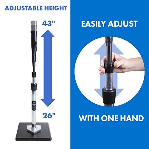 TANNER Adjustable Professional Baseball/Softball Batting Tee - Image 3