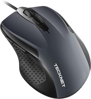 TECKNET 6-Button Ergonomic USB Mouse