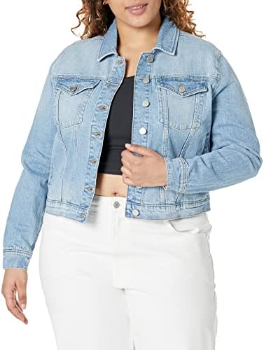 The Drop Jai Cropped Denim Jacket - Image 5